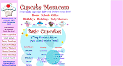 Desktop Screenshot of cupcakemom.com